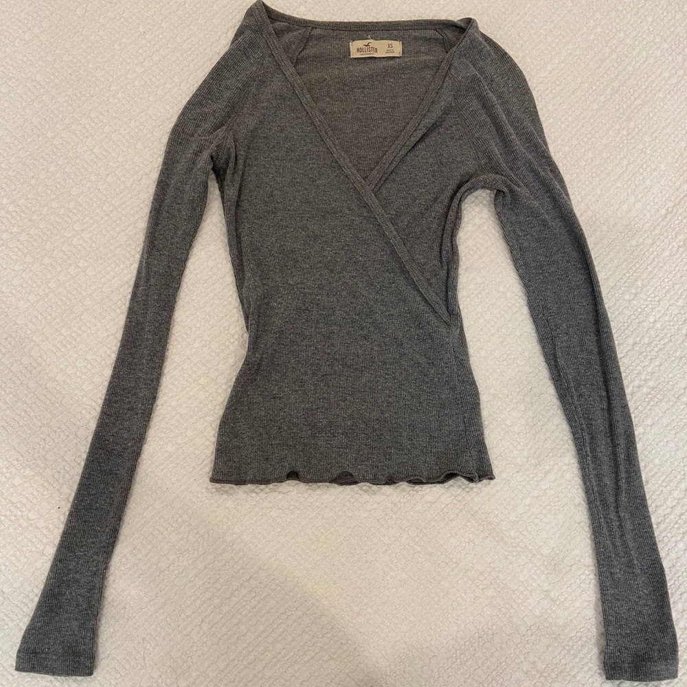 Grey long sleeve from Hollister